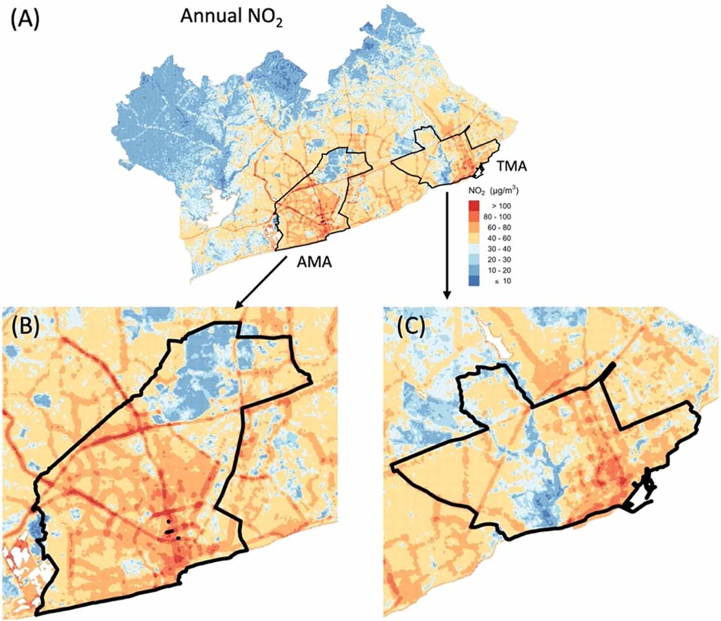 Thumbnail for Inequalities in urban air pollution in sub-Saharan Africa: an empirical modeling of ambient NO and NO2 concentrations in Accra, Ghana