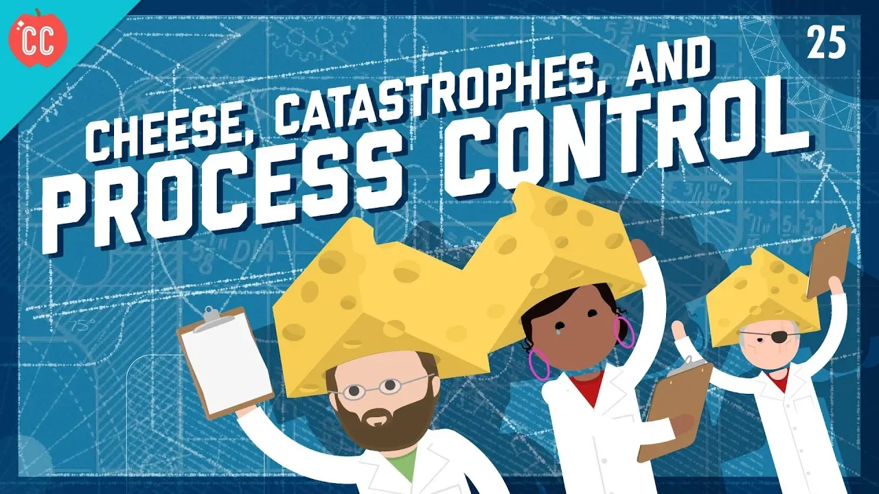 Thumbnail for Cheese, Catastrophes, & Process Control: Crash Course Engineering #25